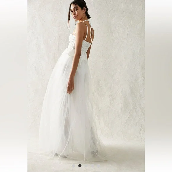 Free people For Love & Lemons Wedding dress extra small - Picture 3 of 11